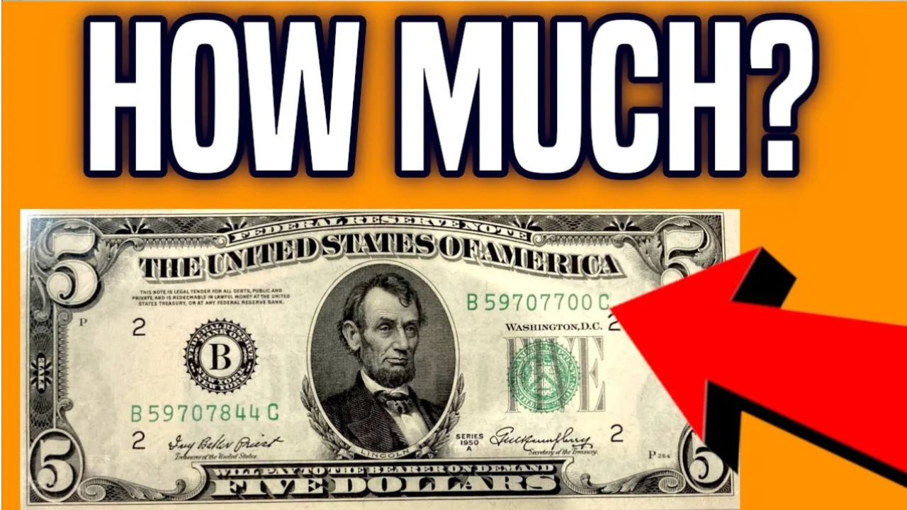 1995 $5 Bill